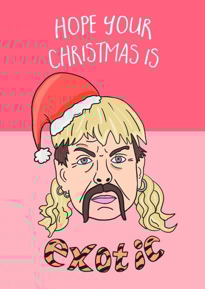 Exotic Funny Christmas Card 45062 created by Jude Patla 