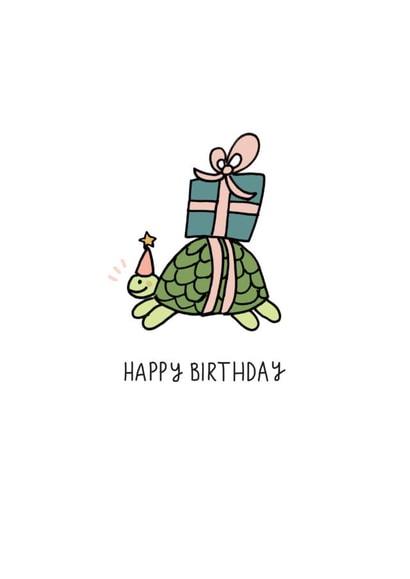 illustration animal Birthday Card 18637 created by Jessica Woodhouse
