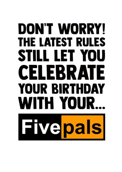 Naughty Lockdown Pornhub Birthday Card created by Pottsy Prints