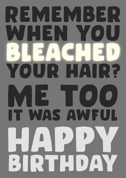 Funny Cheeky Birthday Card 32735 created by Josh Daniel