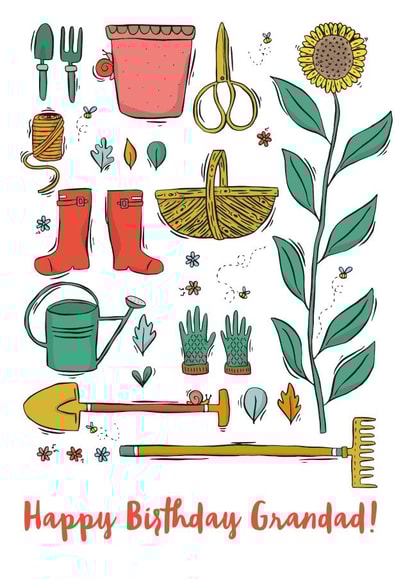 grandad grandpa Birthday Card 20253 created by Emily Hunter