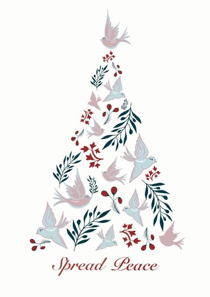 classic dove Christmas Card 45436 created by Patterntalk