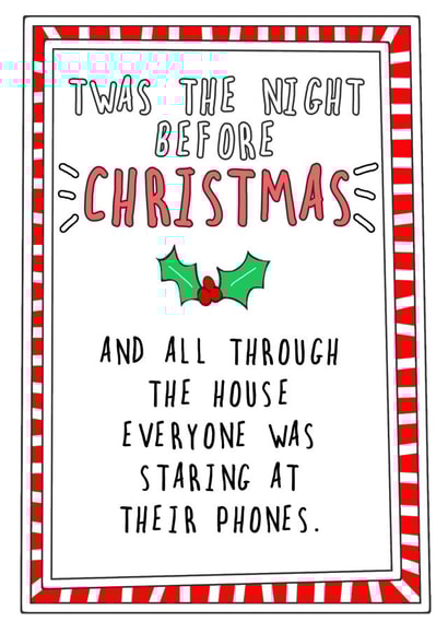 adult funny Christmas Card 29657 created by Go La La!