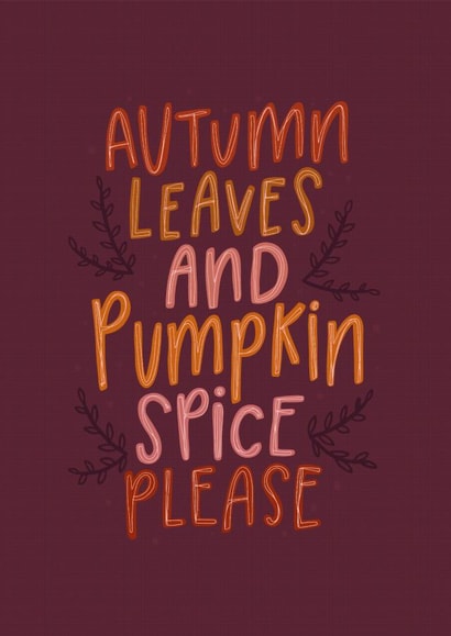 pumpkin October  Just because Card 18060 created by katie illustrated