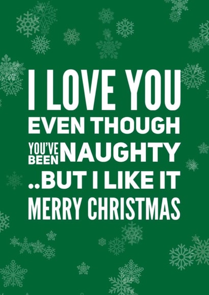 naughty list Christmas Card 12583 created by CreatedbyMe Sean