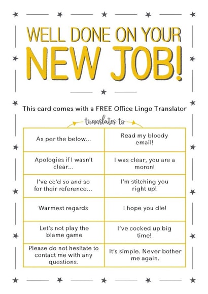 New Job Congratulations Card created by The Merry Giraffe