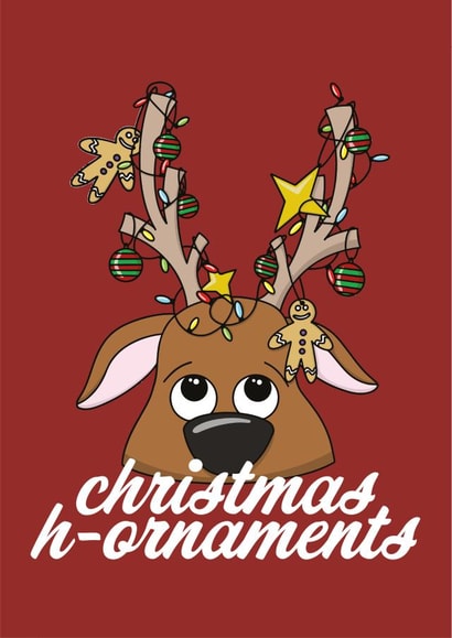 baubles funny Christmas Card 41227 created by BeckiLamby