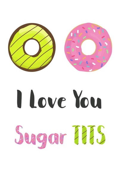 Boobs Cute  Anniversary Card 42763 created by Sarah Stephenson