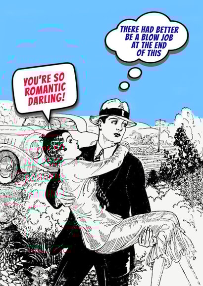 love girlfriend Birthday Card 7554 created by Go La La!