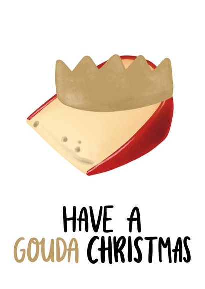 Cheesy Christmas Card created by Studio Yelle
