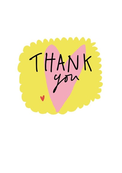 typography teacher Thank You Card 20486 created by Alison Porter