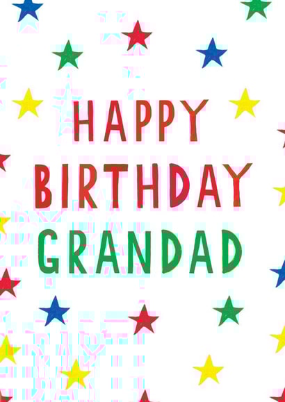 grandad grandfather Birthday Card 17726 created by Earlybird