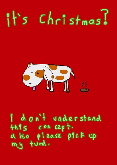 dog pet Christmas Card 16901 created by Tiger Fluff