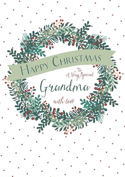 grandma gran Christmas Card 3912 created by Wink Design - Michelle Roberts