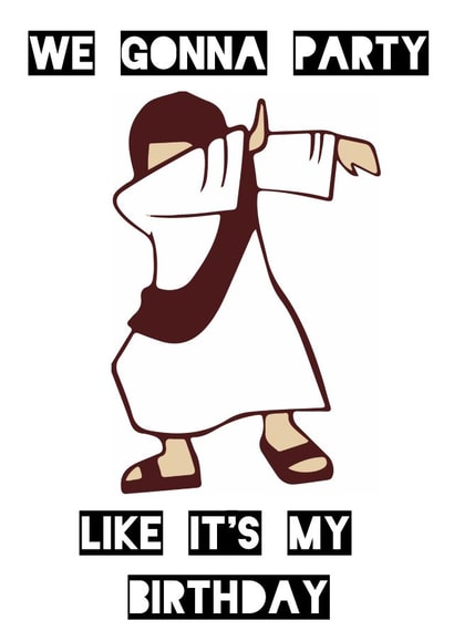 dab party Birthday Card 37857 created by Fabulously Framed