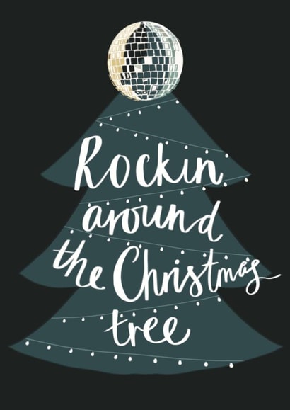 around ball Christmas Card 44394 created by Bertie Bryans