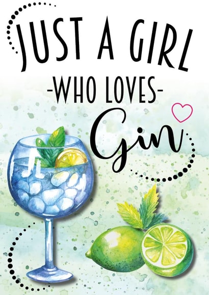 g&t gin Birthday Card 19631 created by Me to You Art Boutique