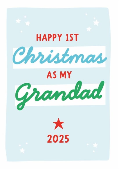 First Christmas as my Grandad from the baby created by Percy & Pearl