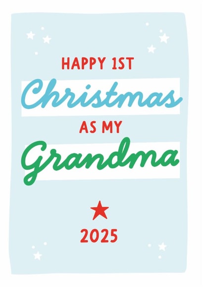 First Christmas as my Grandma from the baby created by Percy & Pearl