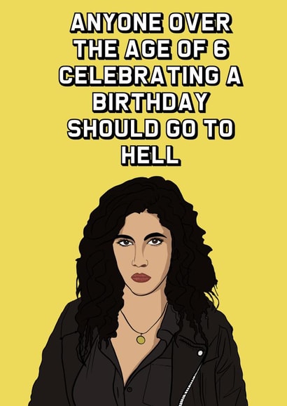 brooklyn 99 Film/TV/Netflix Birthday Card 18931 created by Doublea