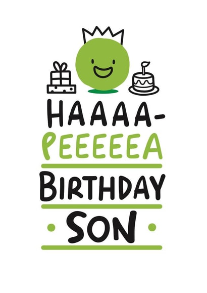 son cute Birthday Card 4710 created by Conor Rawson