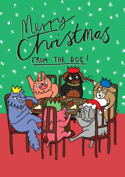 from the dog pet  Christmas Card 23239 created by 2B Or Not 2B