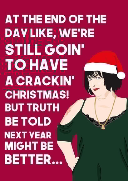 Gavin and Stacey Nessa Christmas Card 15829 created by WillyBee