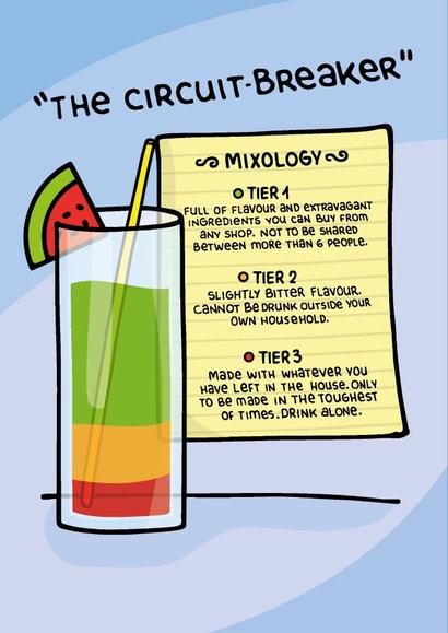 cocktail boris Birthday Card 38442 created by Huxters