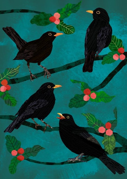 Twelve Days of Christmas christmas card Card 40324 created by Charlie Best