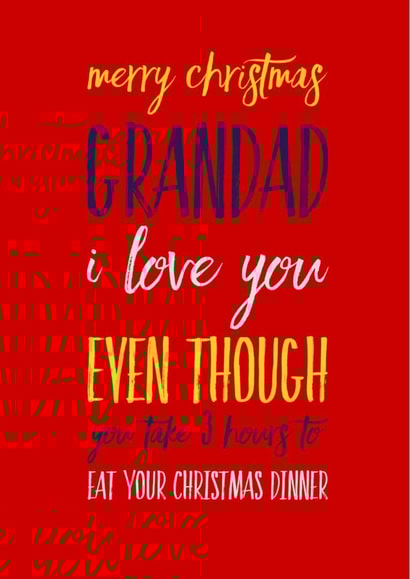 Grandad Christmas Dinner created by CreatedbyMe Sean