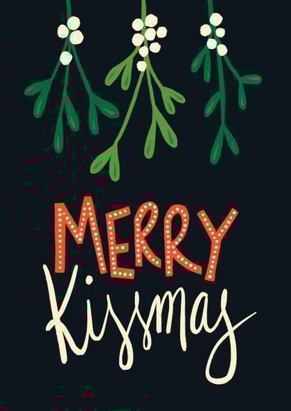 kissmas Love Christmas Card 18572 created by Rock Paper Scissors