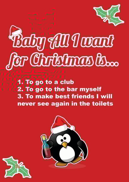 Christmas Friend Party Animal Friend Card 45610 created by Emma's Card Designs