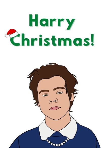 Celebrity Festive Christmas Card 41614 created by @sammie.illustrates
