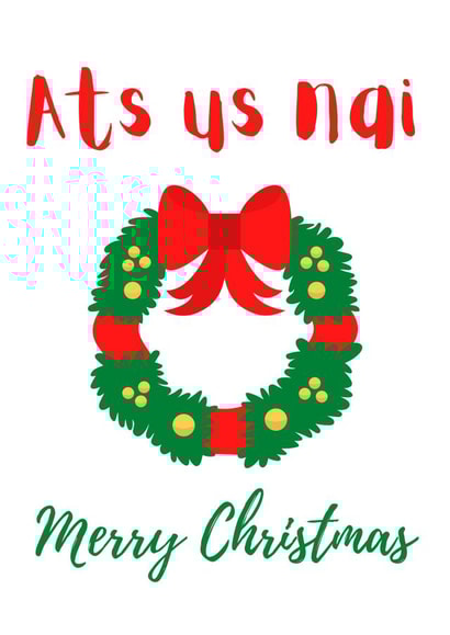 belfast ats us nai Christmas Card 25689 created by Stray Funk Design