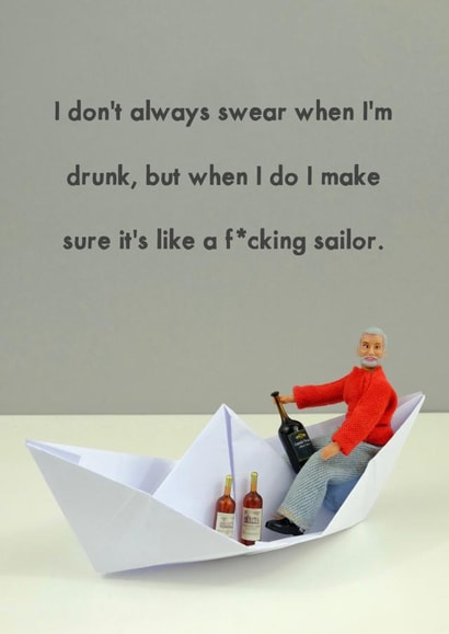 adult funny Card 11612 created by Bold & Bright Cards