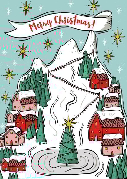 merry ski Christmas Card 20255 created by Emily Hunter