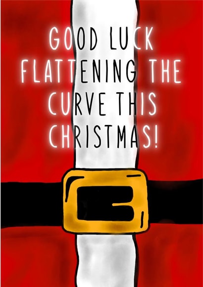 flatten the curve 2020 Card 42387 created by TwelveOhTwo