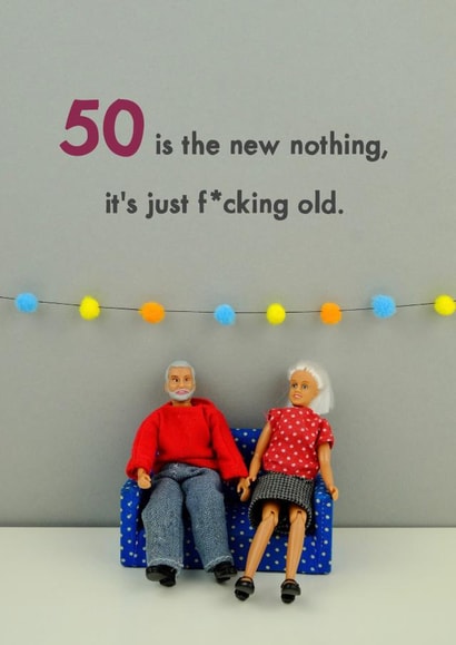 50 50th Birthday Card 11627 created by Bold & Bright Cards