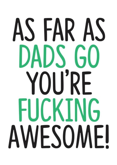 dad daddy Birthday Card 16766 created by TeHe Gifts