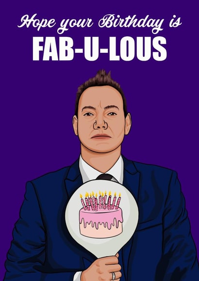 BBC birthday Craig revel horwood Birthday Card 20597 created by Glam Brock