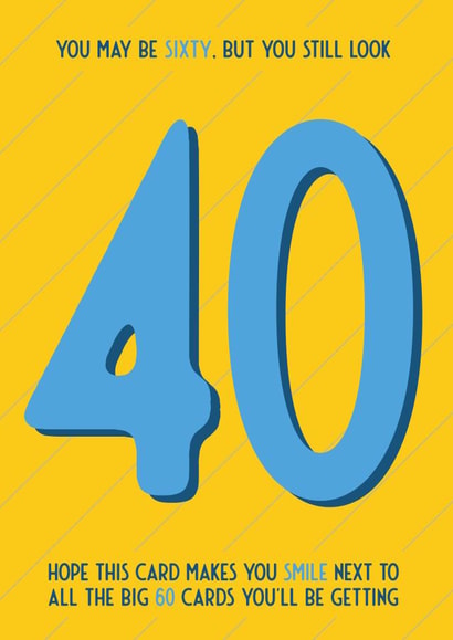 60 60th Birthday Card 17993 created by Bev O'Connor || @oconnordesign