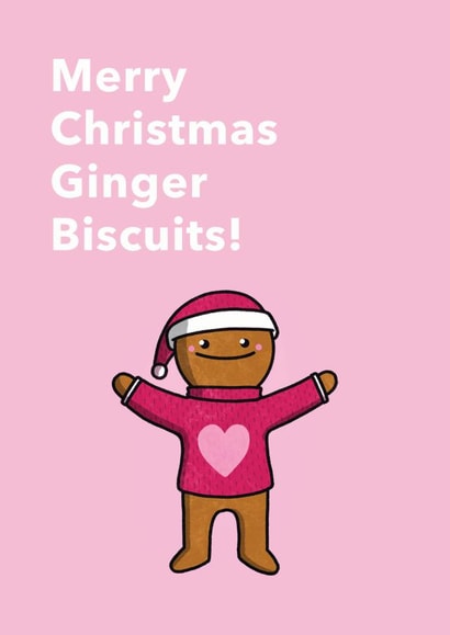 Merry Christmas Happy Holidays Card 31674 created by Bronte Laura Illustration