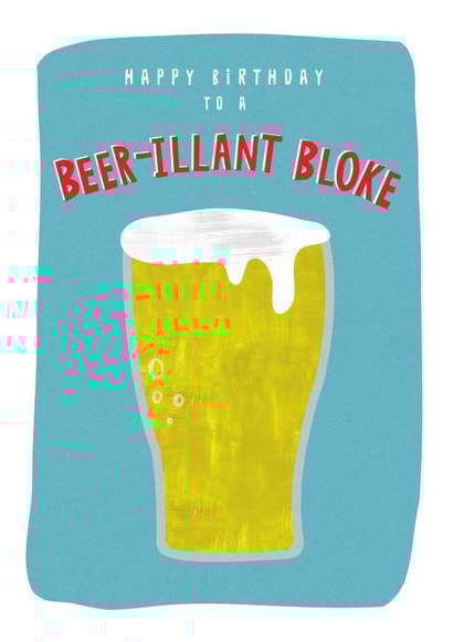 male bloke Birthday Card 16464 created by Jessica Eyre