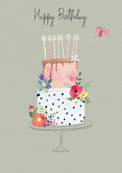 classic cake Birthday Card 19188 created by cory reid