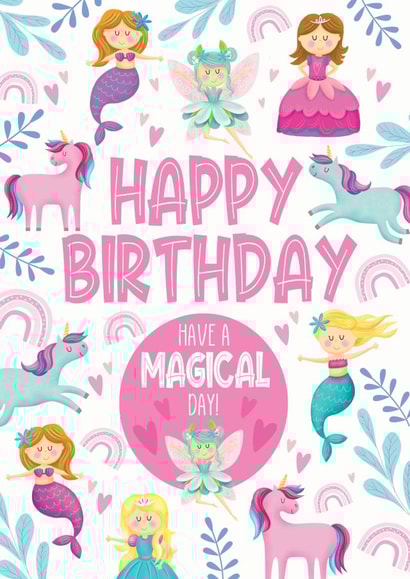 cute pretty Birthday Card 20680 created by Trudles Doodles Handmade