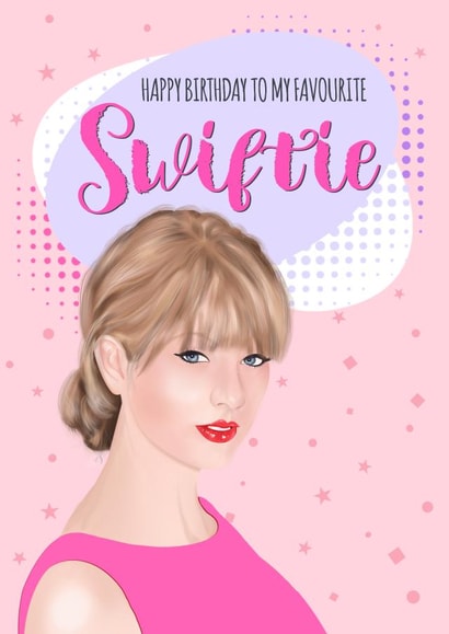 Taylor Swift... ultimate Swiftie Birthday Card created by Little Cat Creates