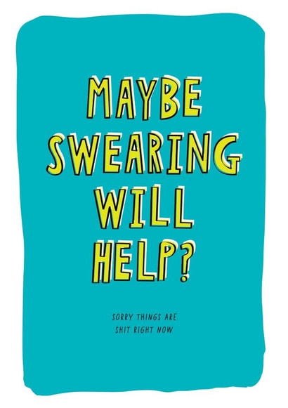 swearing help Thinking of you Card 16465 created by Jessica Eyre