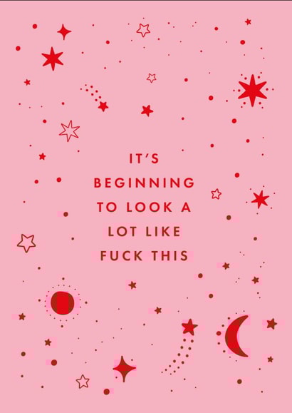 beginning look Christmas Card 41872 created by ELLIE B STUDIO