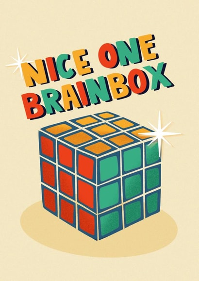 rubik cube Congratulations Card 6303 created by Lucy Maggie Designs