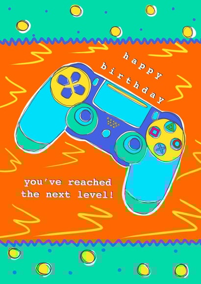 ps4 ps5 Birthday Card 20351 created by Charlotte Eldred